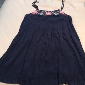 Navy blue/ Floral Dress